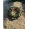 Earth colored seed beads on a stretch bracelet. Stack of 5.